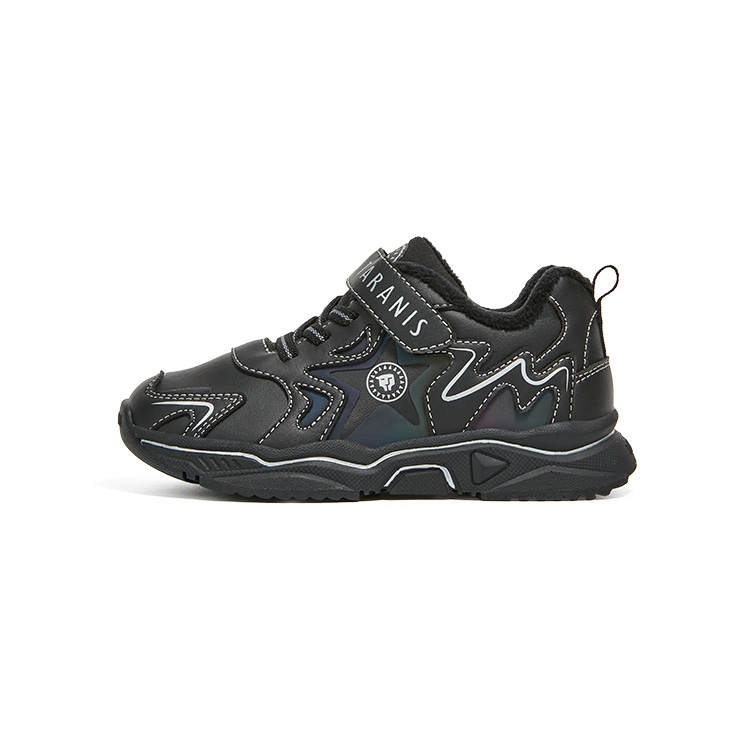TARANIS Winter Fleece Lined Thermal Athletic Shoes, Slip Resistant Abrasion Resistant Outdoor Boys' Sneakers