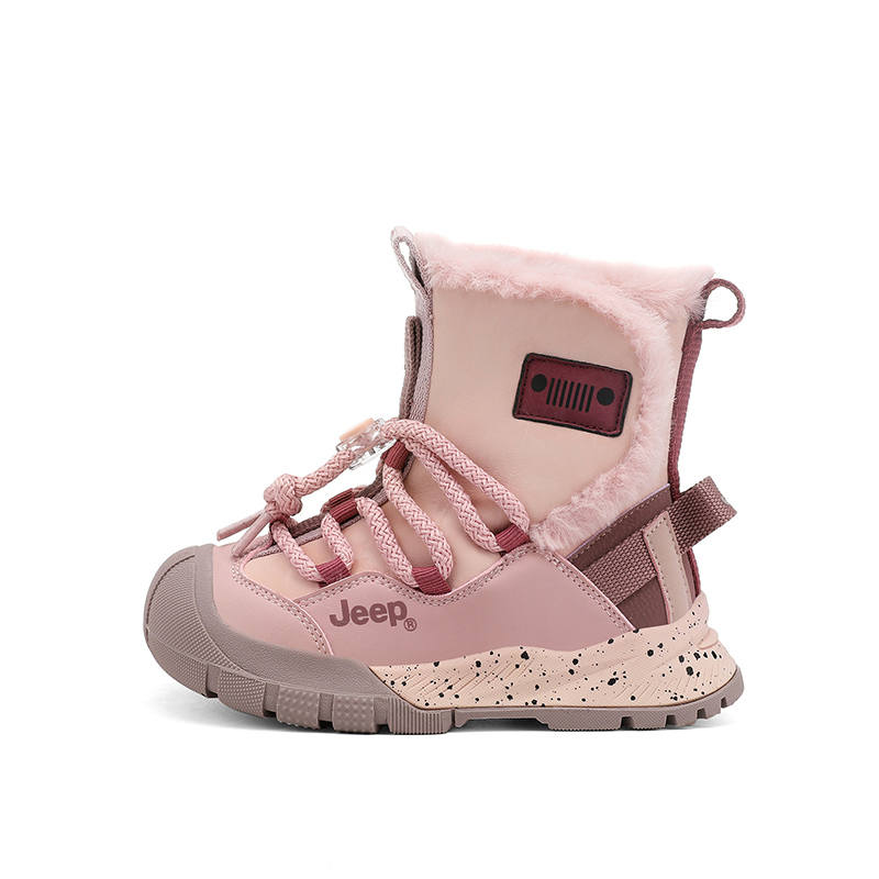 Jeep Anti Kick Cushioning Abrasion Resistant Rebound Waterproof Thermal Height Increasing Kids' Boots Kids'