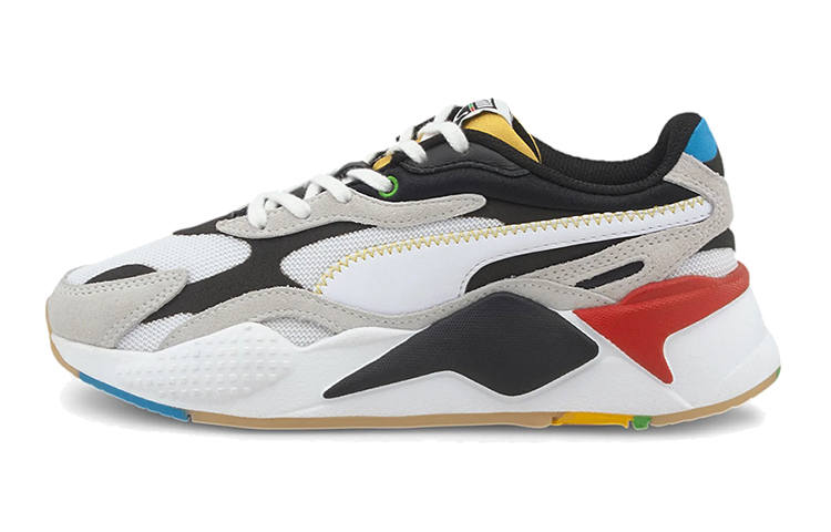 PUMA RS X Low top Kids Lifestyle Shoes Black White Red Teenagers