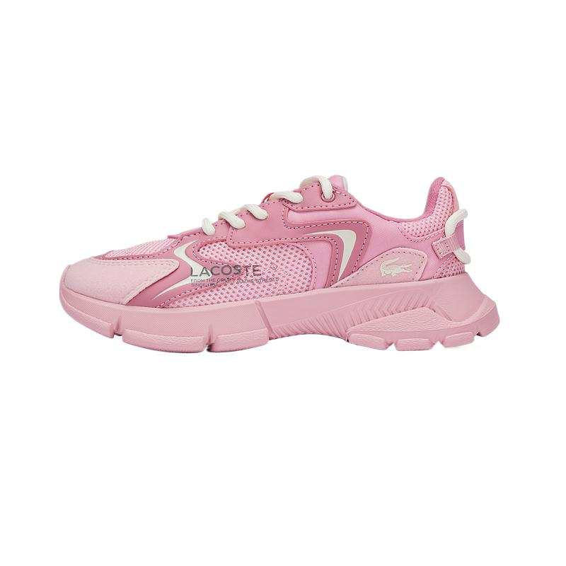 LACOSTE Mesh Breathable Low top Kids Lifestyle Shoes Pink Kids'