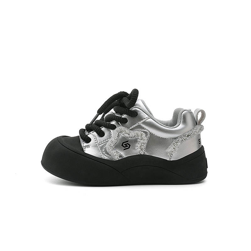 ST&SAT Synthetic Leather Anti Kick Abrasion Resistant Lightweight Cushioning Height Increasing Low top
