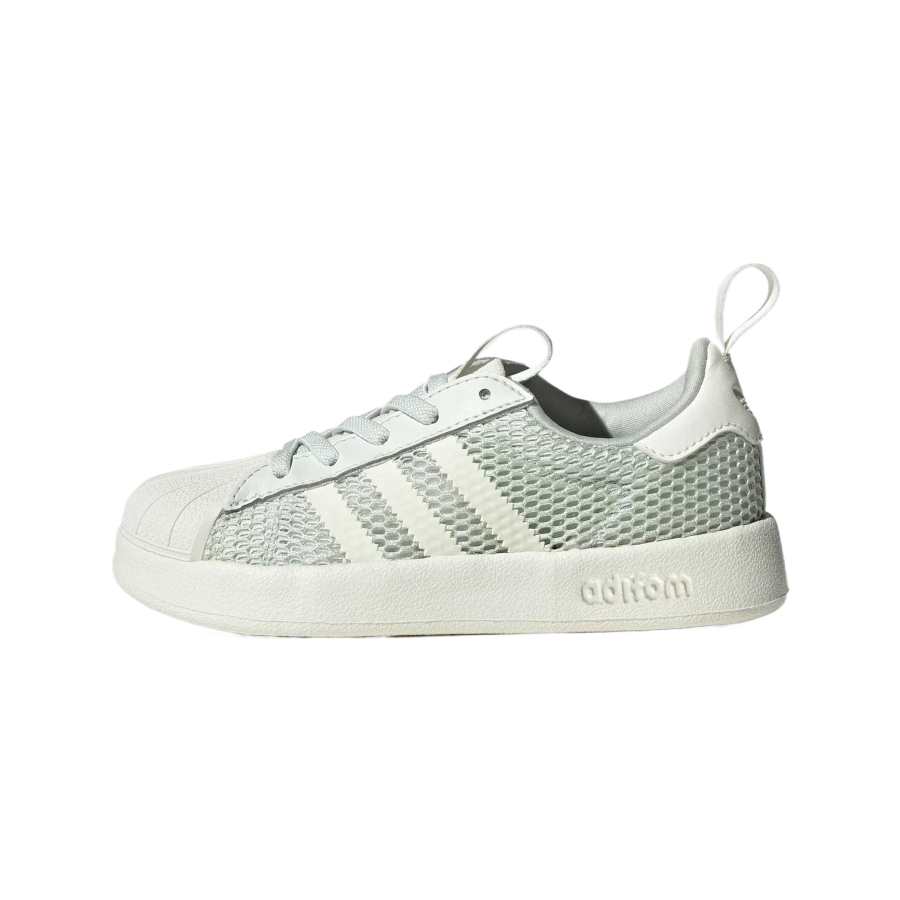Adidas Originals AdiFOM Superstar Low top Kids' Skateboarding Shoes Crystal Jadeite Green Kids'