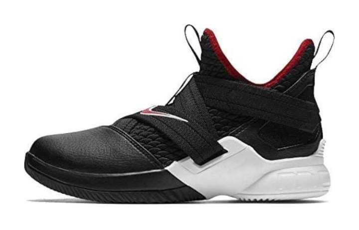 Nike Nike Lebron 12 Slip Resistant Abrasion Resistant High top Basketball Shoes Black Unisex