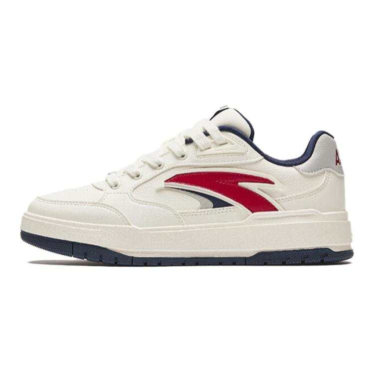 Antakids 982 Low top Skateboard Shoes White Red Teenagers