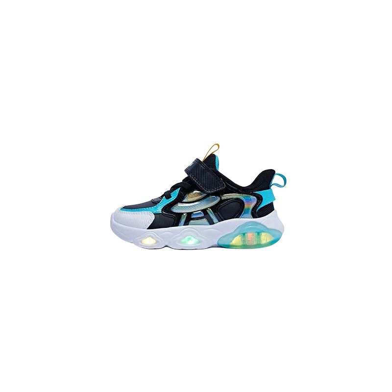 QIAODAN Abrasion Resistant And Anti Kick Low top Toddler Shoes White Blue Infant And Toddler