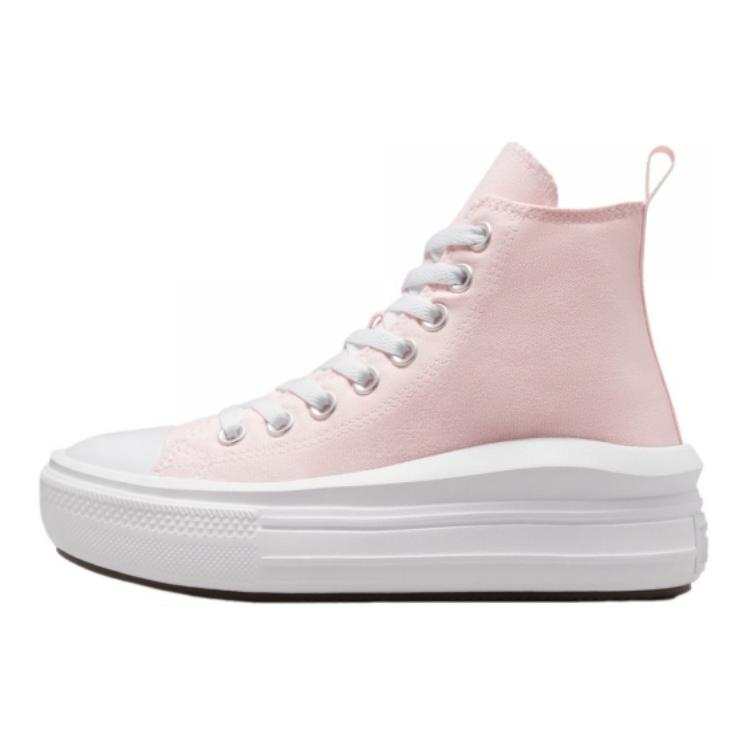 Converse All Star Move Abrasion Resistant High top Kids Canvas Shoes Pink White Unisex