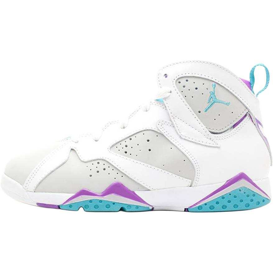 Jordan Jordan Air Jordan 7 High top Children's Basketball Shoes White Children Aged 3 7 Years Old
