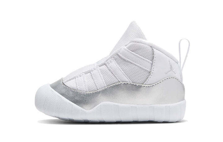 Jordan Jordan 11 Crib Bootie White Platinum I