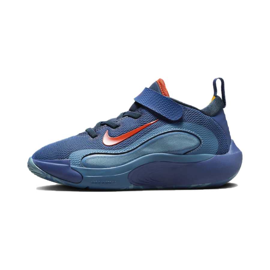 Nike Nike ISOFLY Low top Children's Basketball Shoes Blue Children Aged 3 7 Years Old