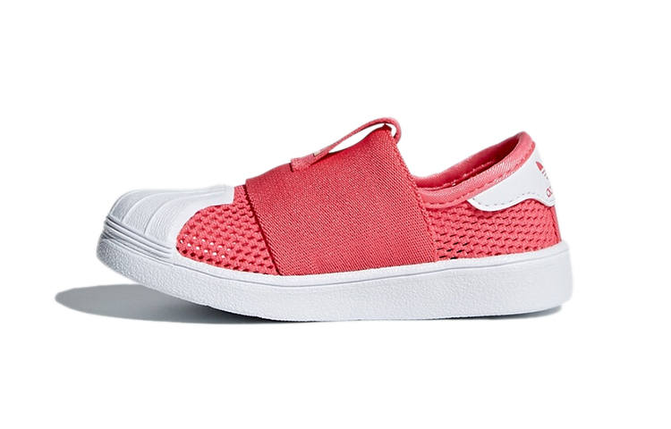 Adidas Originals SUPERSTAR Smr 360 I Breathable Low top Toddler Shoes Pink White Infant And Toddler