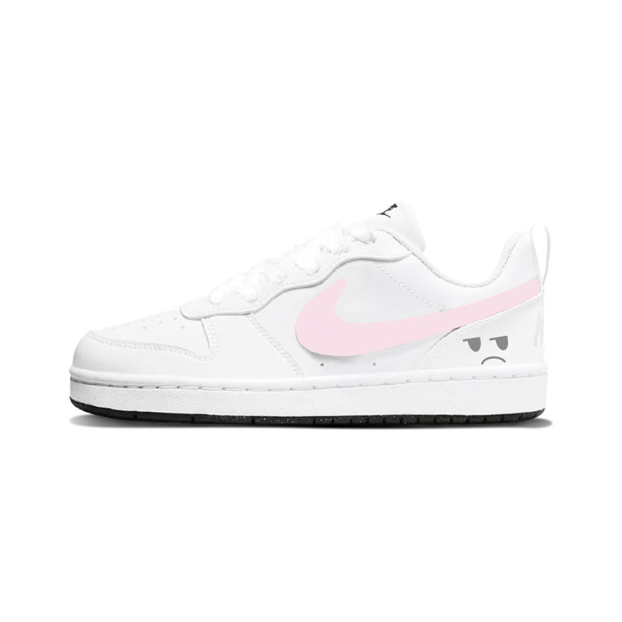 Nike Nike Court Borough Pink Piao Xiaoyi Synthetic Leather Cushioning Abrasion Resistant Cushioning, Wear Resistant Low top