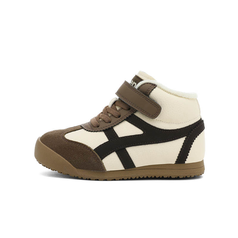 Jeep Synthetic Leather Abrasion Resistant Thermal Slip Resistant High top Kids' Skateboarding Shoes