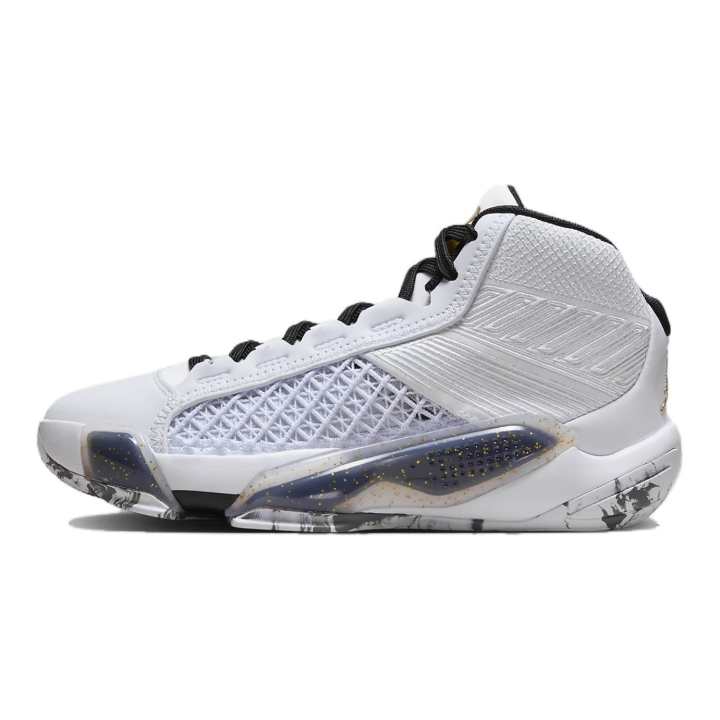 Jordan Jordan Air Jordan 38 High top Basketball Shoes White Black Unisex