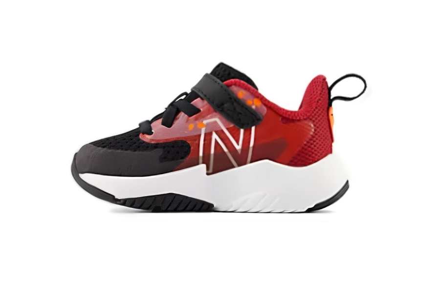 New Balance Baby New Balance NB Rave Run V2 Cushioning, Wear Resistant Low top Toddler Shoes Black Red