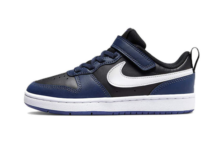 Nike Nike Court Borough Low 2 Midnight Navy Black White PS