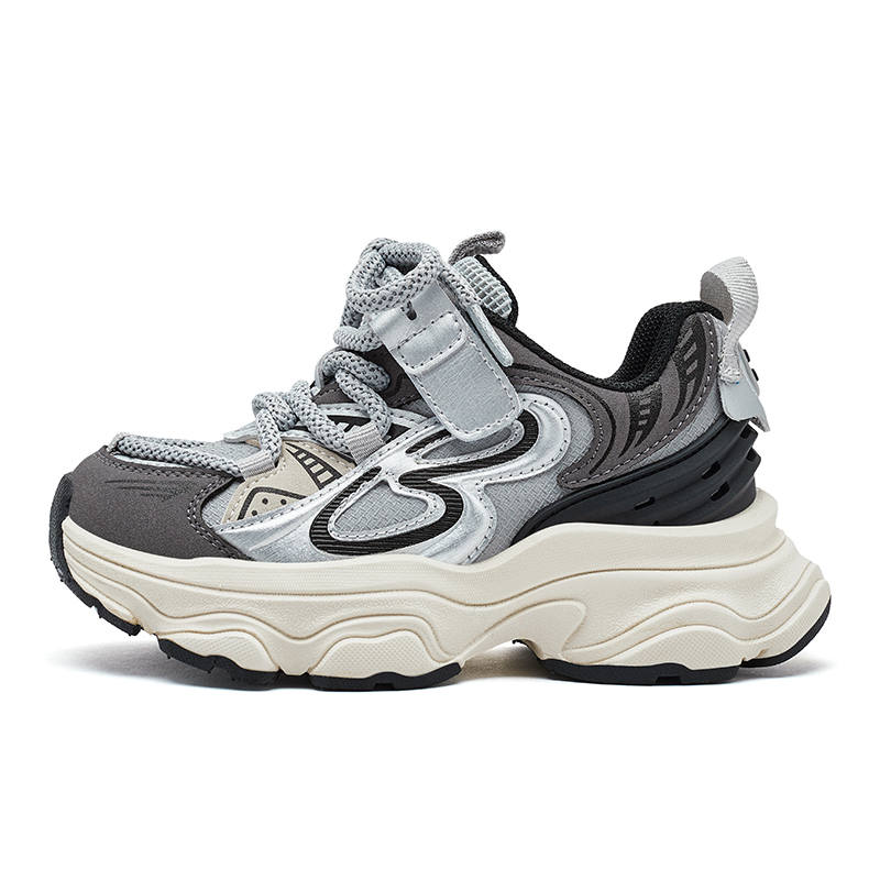 HOBIBEAR Synthetic Leather Slip Resistant Cushioning Slip Resistant Cushioning Low top Kids' Running Shoes Kids'