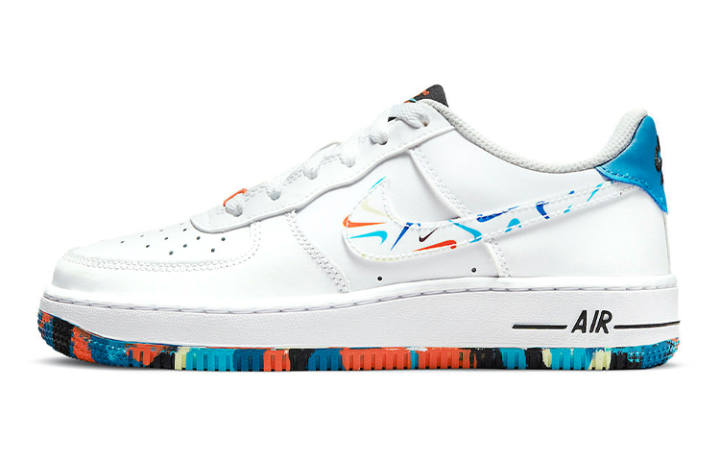 Nike Nike Air Force 1 Low Multicolor Swooshes GS