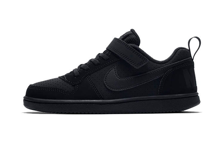 Nike Nike Court Borough Low top Kids' Skateboarding Shoes Black Children Aged 3 7 Years Old