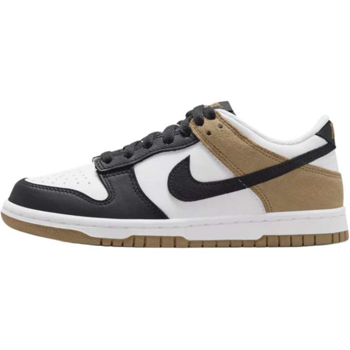 Nike Nike Dunk Low top Skateboard Shoes White Black Brown Unisex