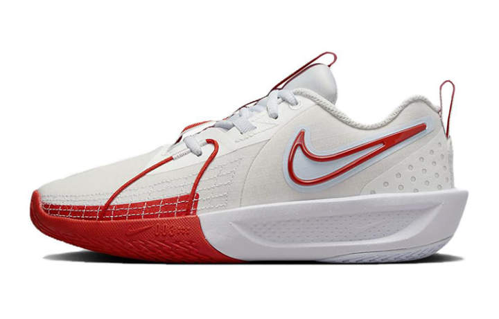 Nike Nike Low top Basketball Shoes White Red Kids'