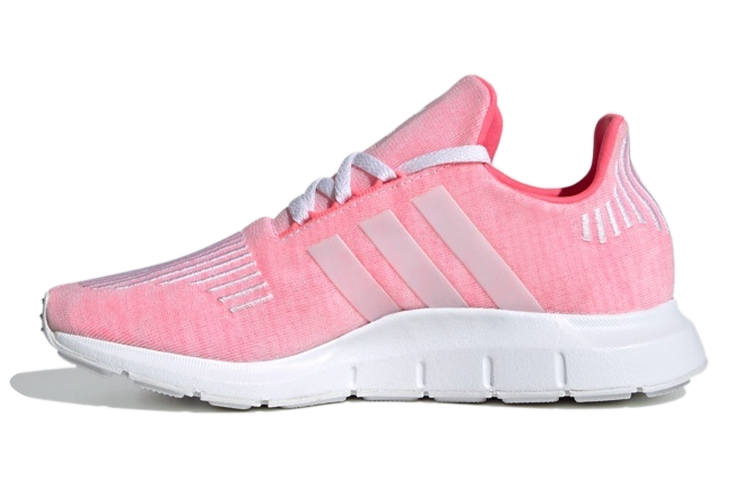 Adidas Originals Swift Run J Breathable Low top Kids' Running Shoes Pink White Teenagers
