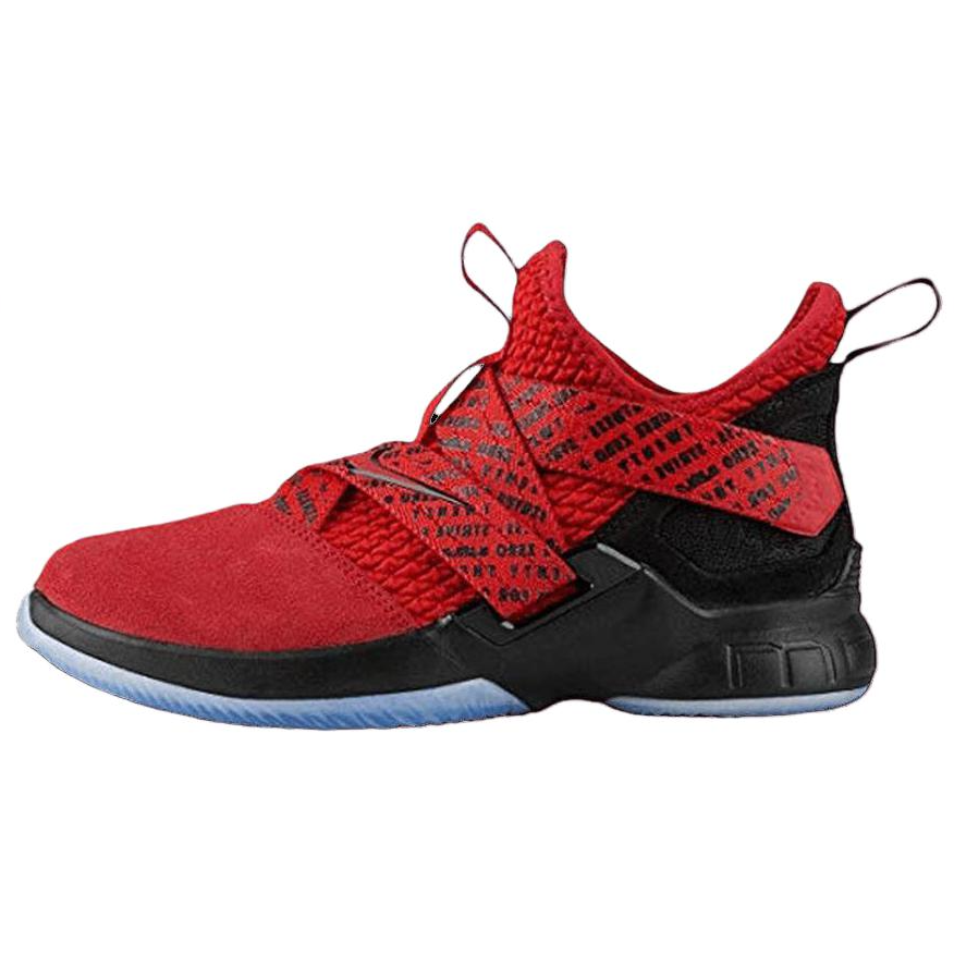 Nike Nike LeBron Soldier 12 Mid top Children's Basketball Shoes Red Kids'