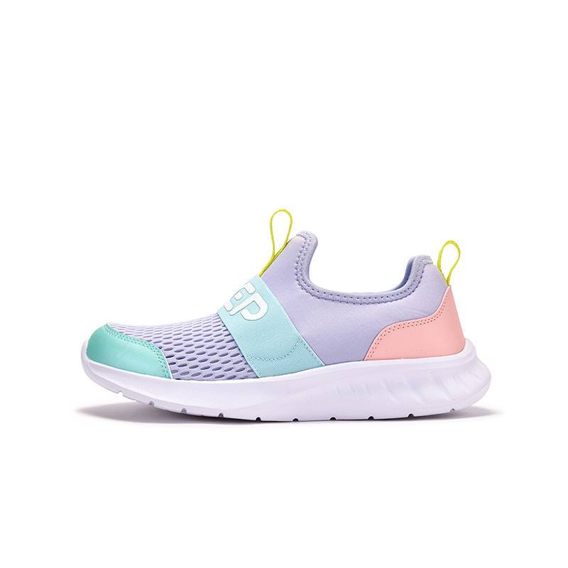 XTEP Slip Resistant Support Low top Running Shoes Violet Blue Foam Blue Kids'