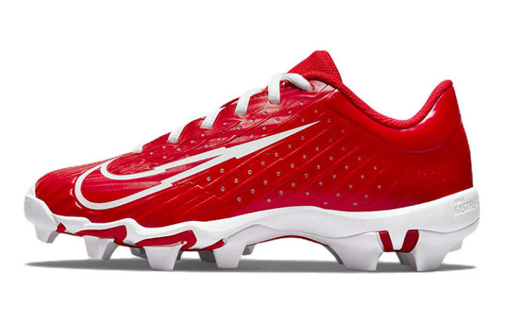 Nike Nike Ultrafly Slip Resistant Cushioning Abrasion Resistant Baseball Shoes Red White Kids'