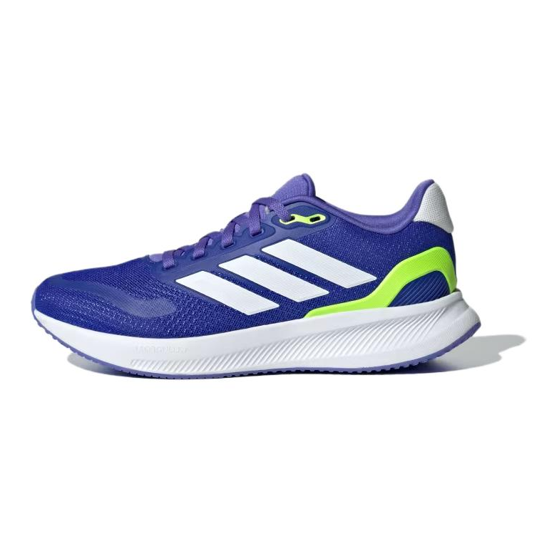 Adidas Adidas Runfalcon 5.0 Slip Resistant Abrasion Resistant Low top Kids' Running Shoes Dark Blue Teenagers