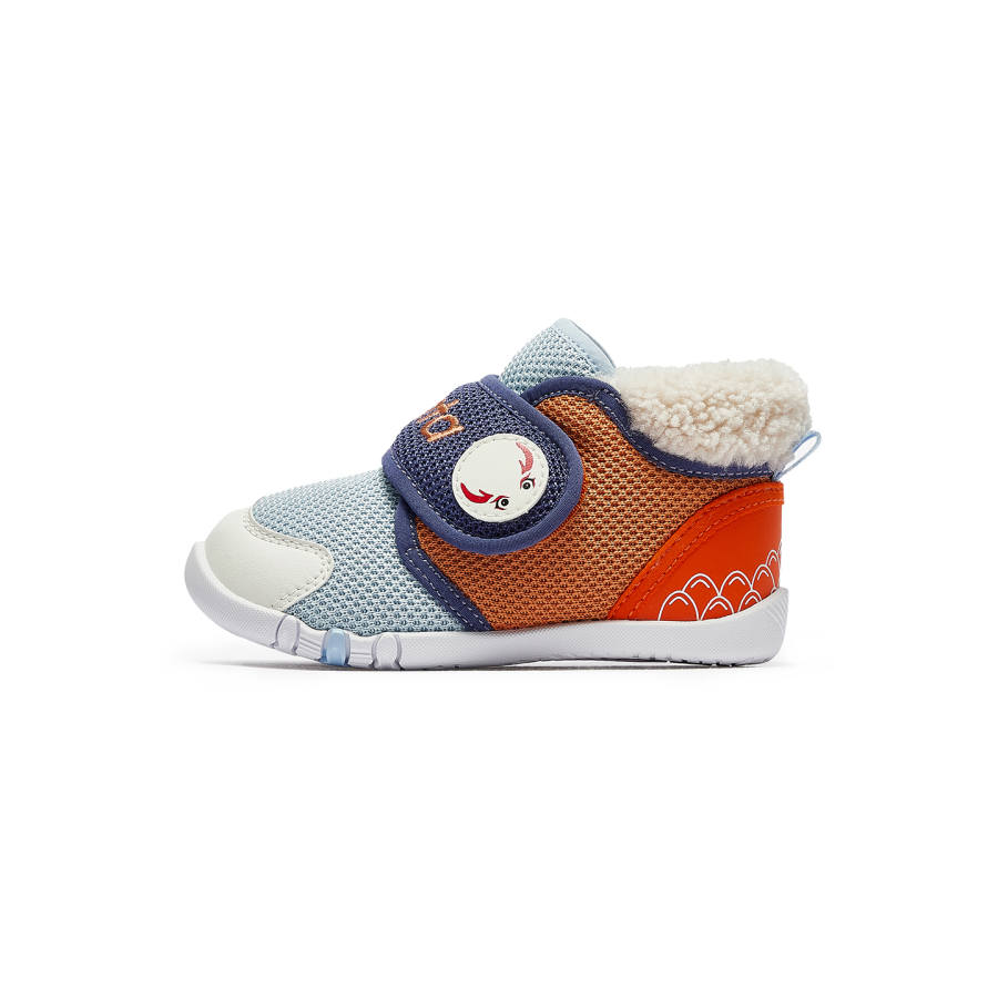 Anta Fabric Fleece Lined Comfortable Versatile Low top Toddler Shoes Infant And Toddler