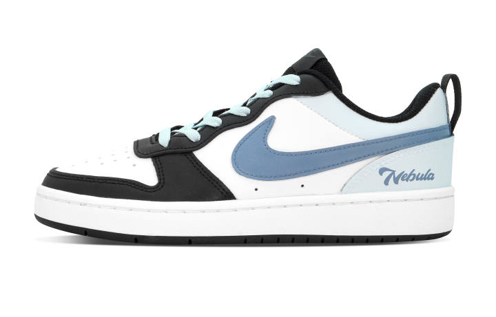 Nike Nike Court Borough First Encounter, Dream Revival Leather Low top Skateboard Shoes White Blue Kids'