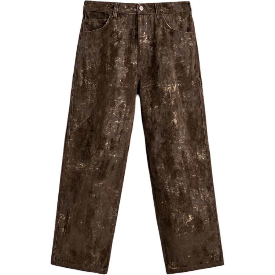 ZARA Jeans Men's Chocolate Moderate Straight Fit Pants