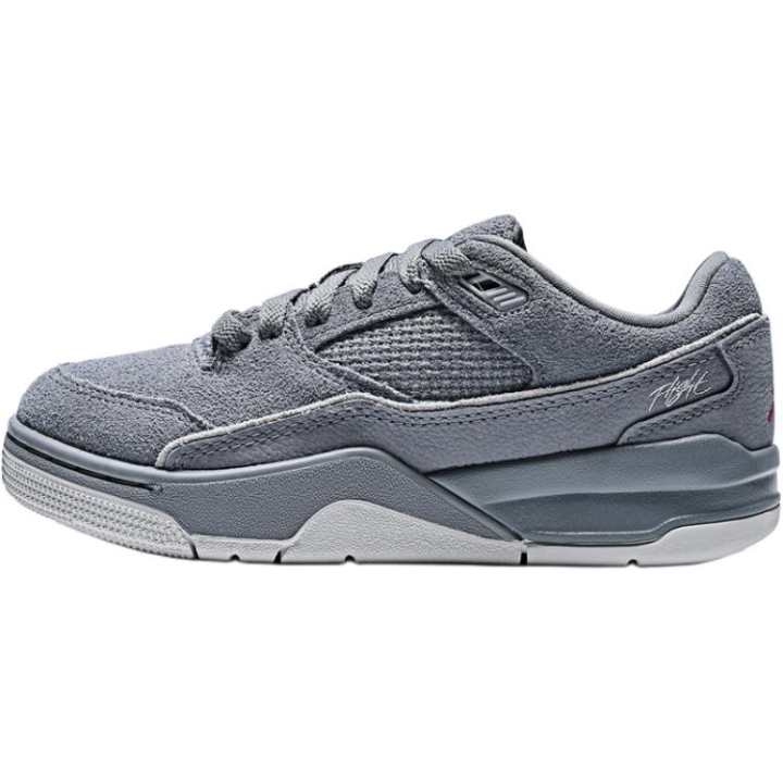 Jordan Jordan FLIGHT COURT Low top Basketball Shoes Gray Unisex