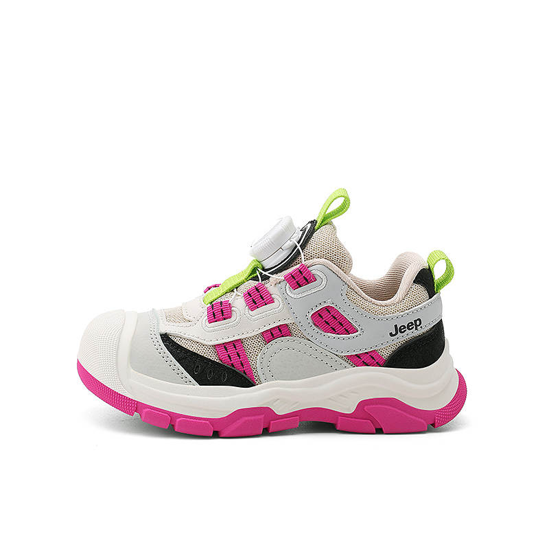 Jeep Kids Lifestyle Shoes Beige/Plum Red Kids'