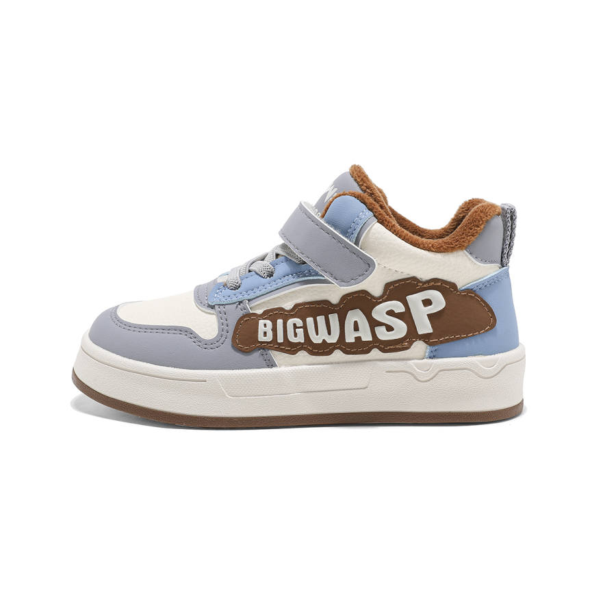 BIG WASP Abrasion Resistant Lightweight Cushioning Thermal Mid top Kids Lifestyle Shoes Kids'