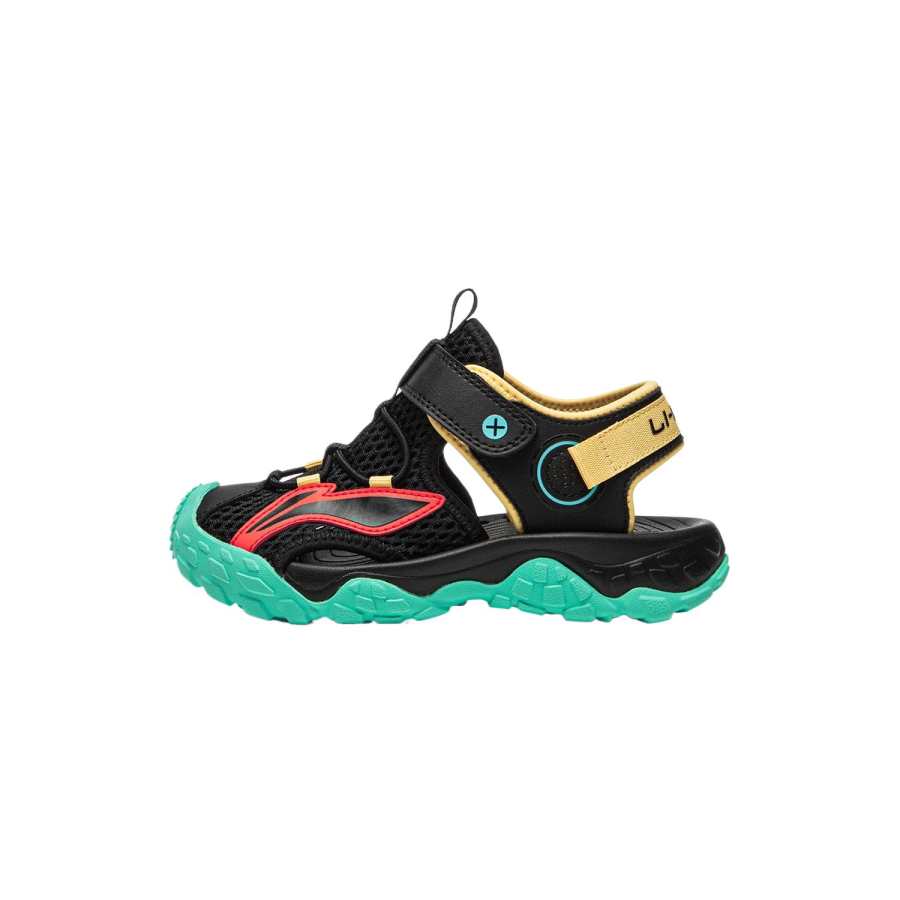 Li-Ning YOUNG Li Ning YOUNG Sports Life Collection Synthetic Leather Low top Sandal Black Children Aged 3 7 Years Old