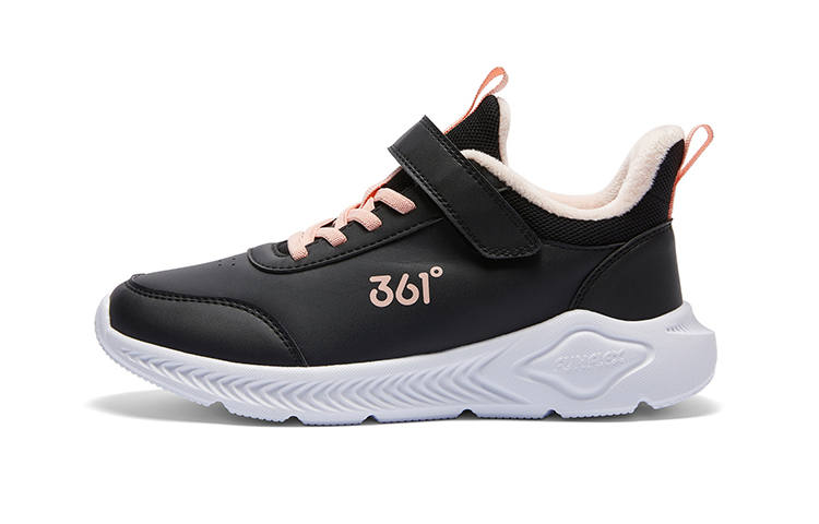 361°KIDS 361°KIDS' And Teens' Students Thickened And Fleece Lined Insulated Athletic Shoes