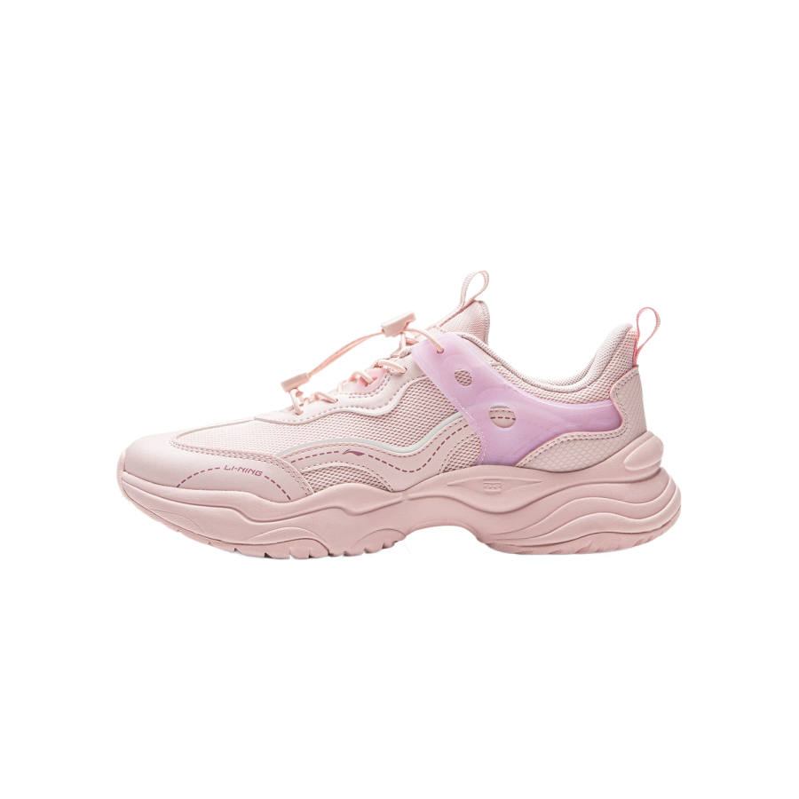 Li-Ning YOUNG Li Ning YOUNG Sportlife Low top Casual Shoes Light Pink Red Teenagers
