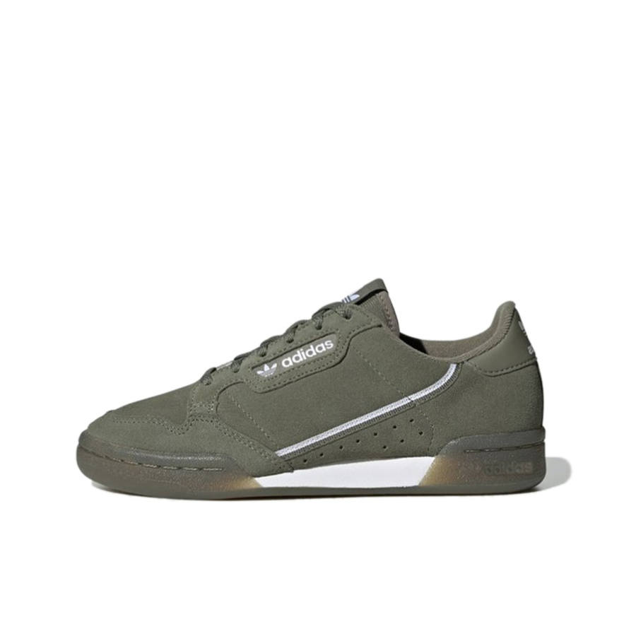 Adidas Originals 80 J Abrasion Resistant Low top Kids' Skateboarding Shoes Green Teenagers