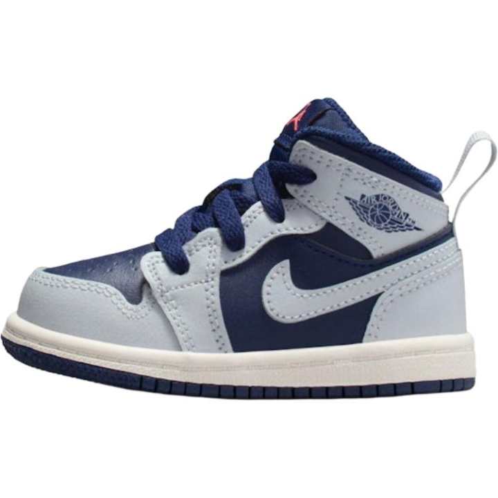 Jordan Jordan 1 Mid top Toddler Shoes Blue Infant And Toddler