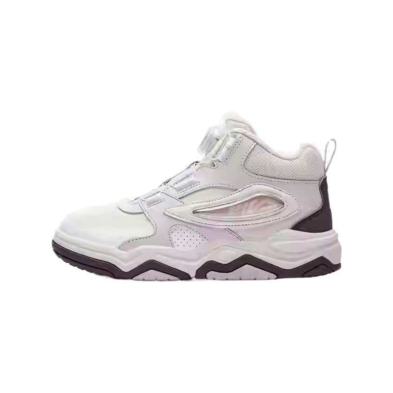 FILA KIDS FILA Low top Kids Lifestyle Shoes Parchment Paper Powder/Lilac Gray Teenagers