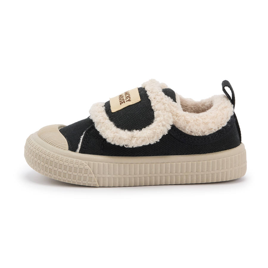 Disney Mickey Mouse Lambswool Fleece Lined Versatile Fluffy Shoes Slip Resistant Abrasion Resistant Thermal