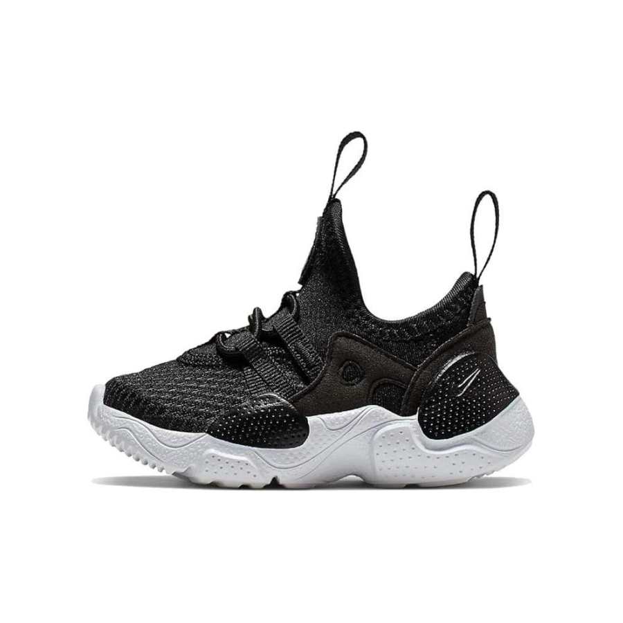 Nike Nike Huarache Edge Cushioning, Wear Resistant Low top Toddler Shoes Black White Infant And Toddler