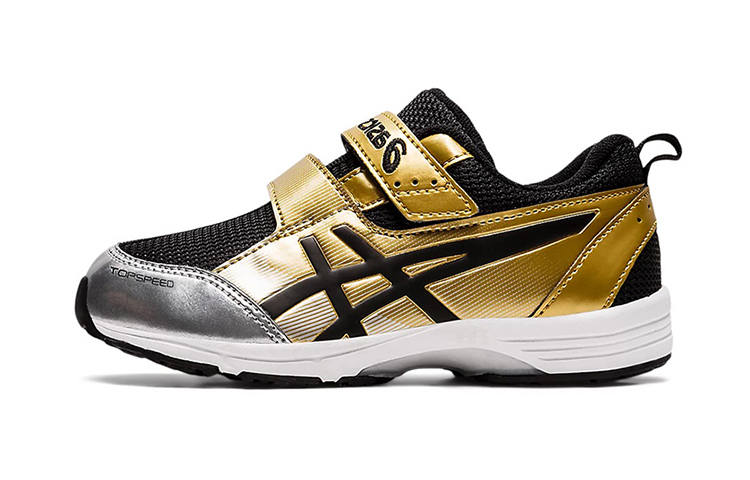 Asics Suku Mini Zero 3 Athleisure Abrasion Resistant Abrasion Resistant Low top Kids' Running Shoes Black Gold