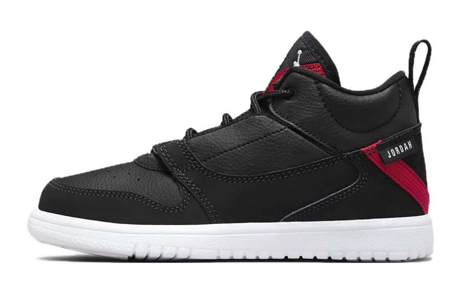 Jordan Jordan Fadeaway Non slip Lightweight High top Children's Basketball Shoes Black Children Aged 3 7 Years Old