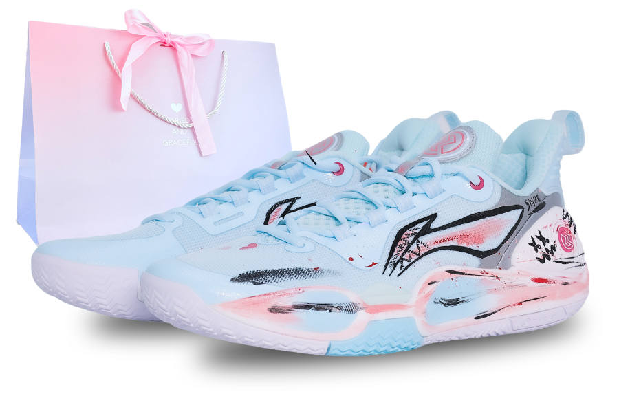 Li-Ning Li Ning Speed 9 Cushioning Slip Resistant Abrasion Resistant Low top Basketball Shoes Men's