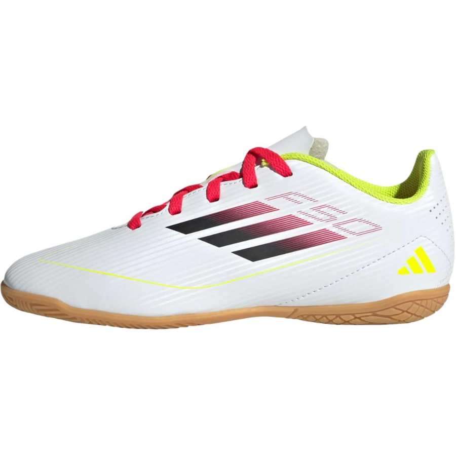Adidas Adidas F50 CLUB Soft And Comfortable Slip Resistant Abrasion Resistant Low top Soccer Shoes White Red Kids'