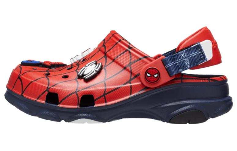 Crocs All Terrain Clog Slip Resistant Abrasion Resistant Slip Resistant Abrasion Resistant Children's Sandals Red Black
