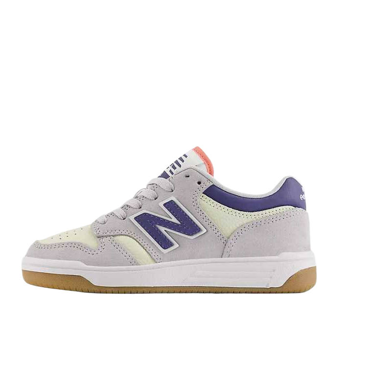 New Balance New Balance NB 480 Leather Low top Kids' Training Shoes Gray Children Aged 3 7 Years Old