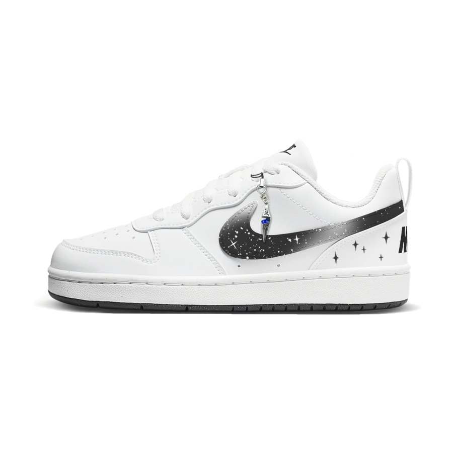 Nike Nike Court Borough Starlight Sparkle Synthetic Leather Abrasion Resistant Abrasion Resistant Low top